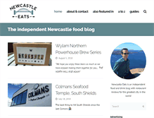 Tablet Screenshot of newcastleeats.co.uk